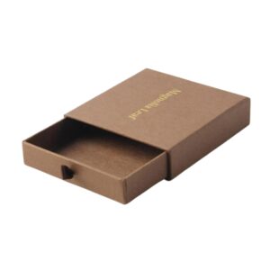 Cardboard Specialty Candy Packaging Box with Craft Paper Slide-Open Drawer Design