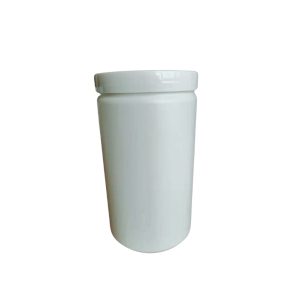 Experience Sustainability with our 25oz Eco-Friendly Biodegradable Plastic Supplement Jar Container