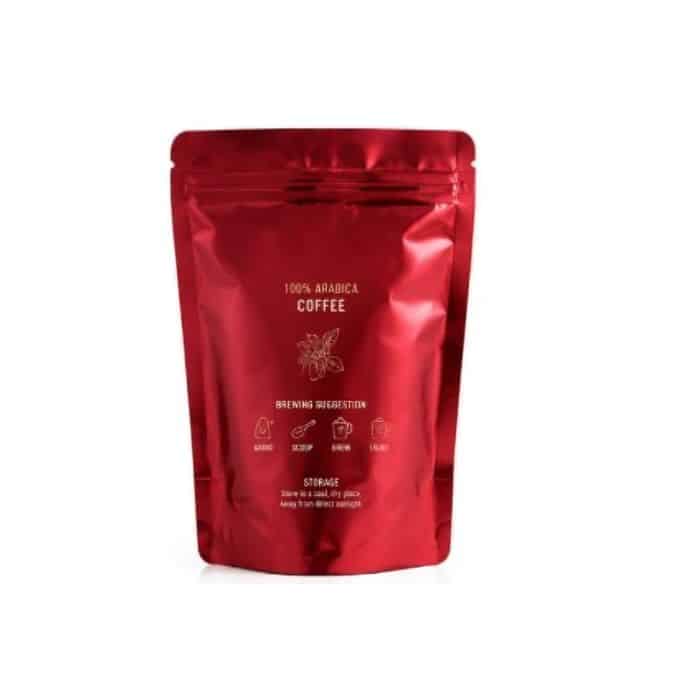 Eco-Friendly Coffee Packaging Pouches with Zipper for Premium Roasts