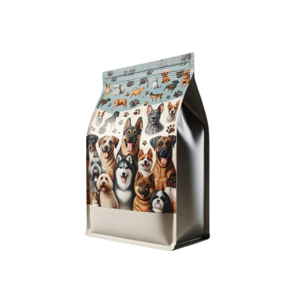 Sustainable Pet Nutrition in Eco-Friendly Packaging with Zipper