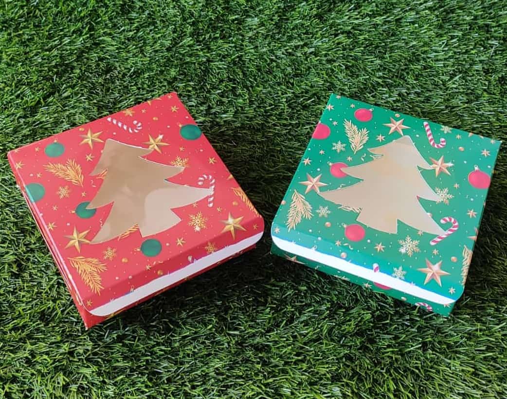 Christmas Cake Packaging Box for Gifting