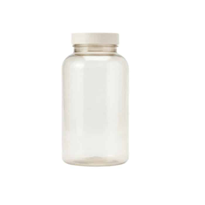 Sustainable Wellness 750 ml 25 oz Biodegradable Tablet Bottle Container
