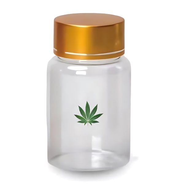 Green Innovation in Supplement Packaging 80 ml/ 2 oz PET Plastic Bottles and Hemp Plastic Container