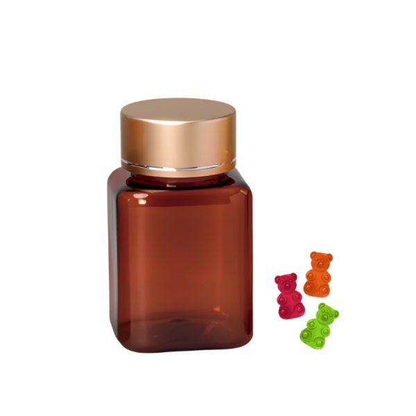 Premium Packaging 100 cc/ 3 oz Fancy CBD Gummies Bottle