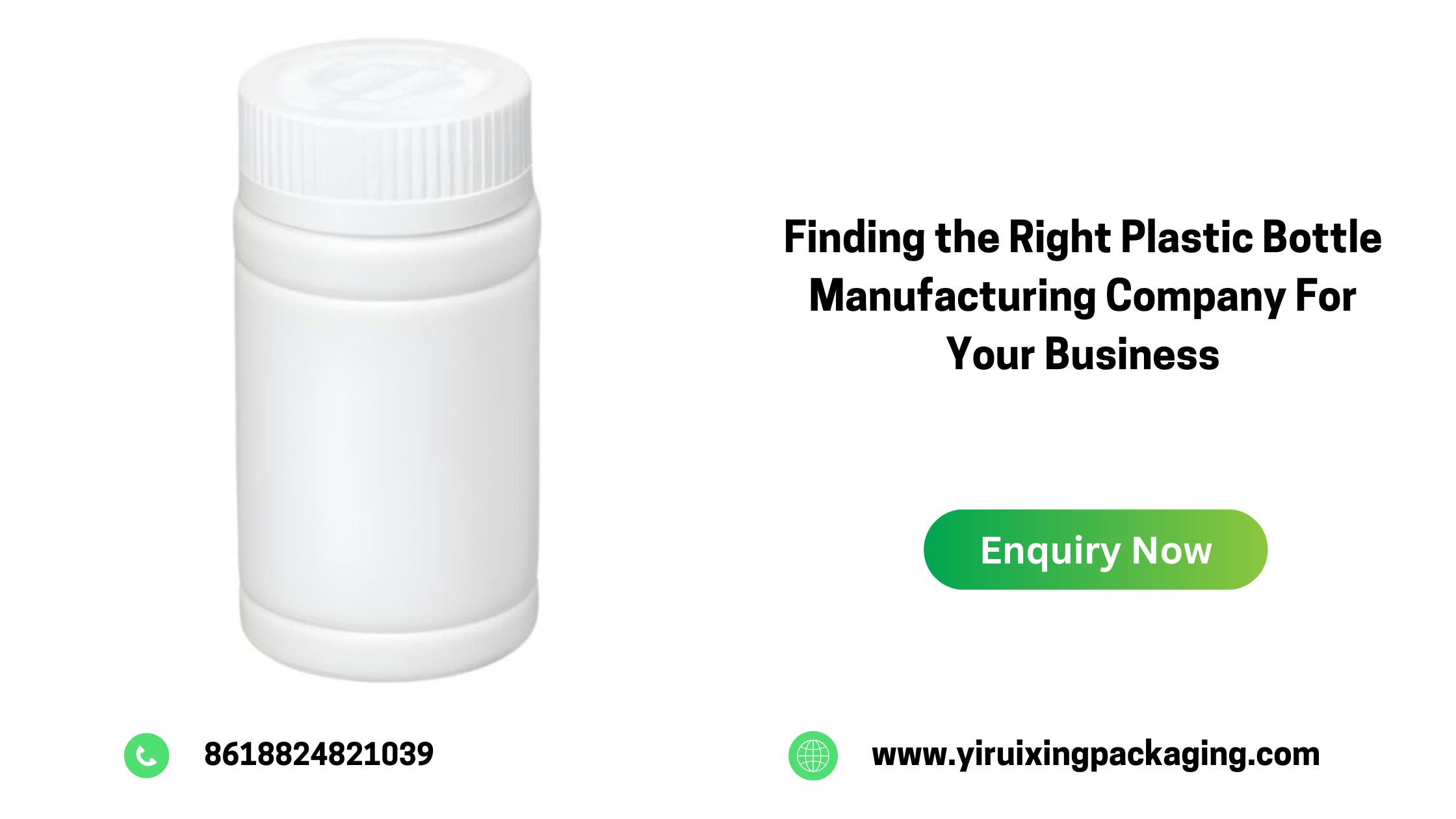 Finding the Right Plastic Bottle Manufacturing Company For Your Business