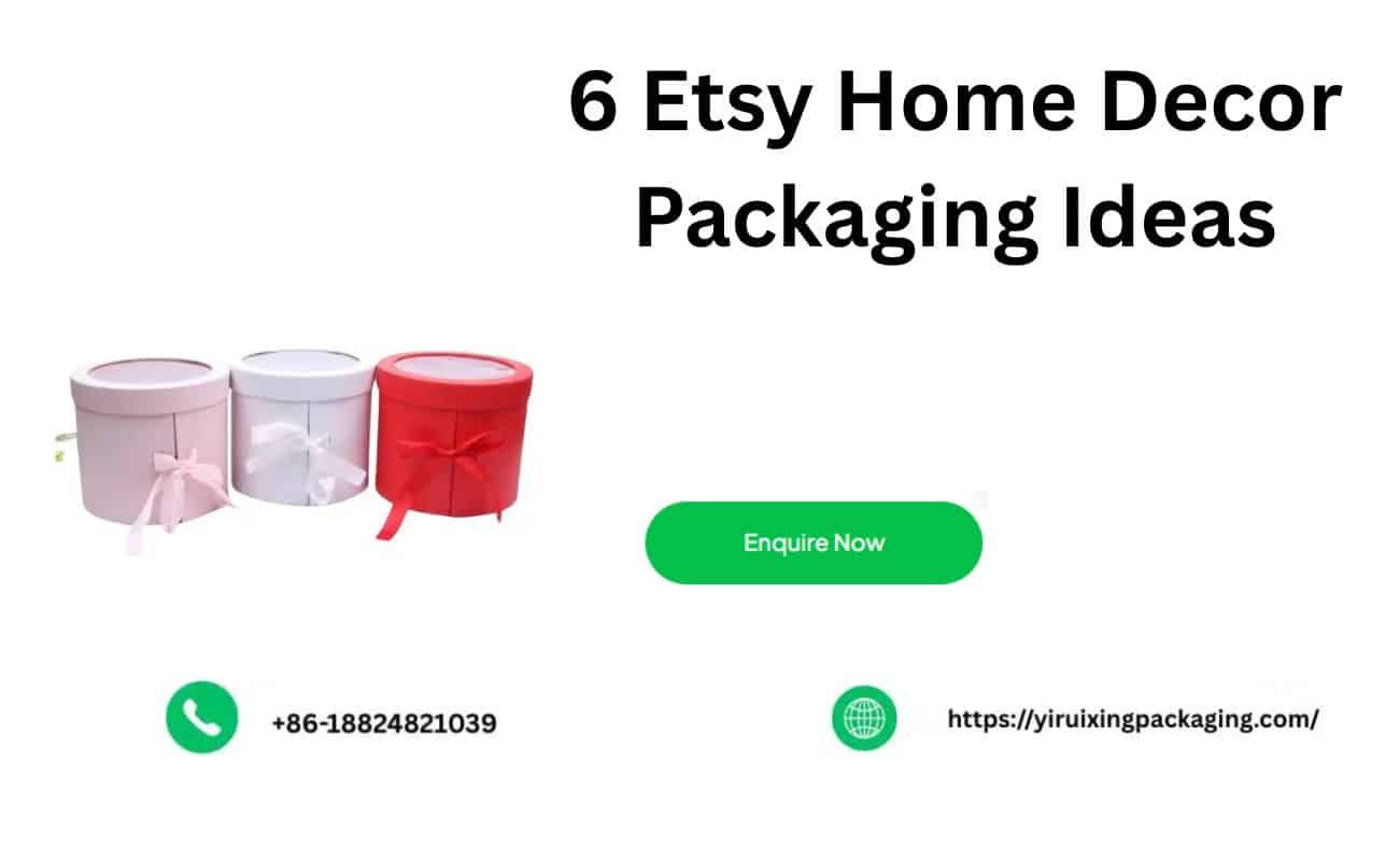 6 Etsy Home Decor Packaging Ideas
