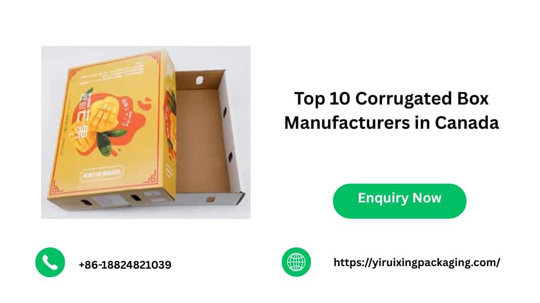 Top 10 Corrugated Box Manufacturers in Canada