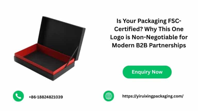 Is Your Packaging FSC-Certified? Why This One Logo is Non-Negotiable for Modern B2B Partnerships