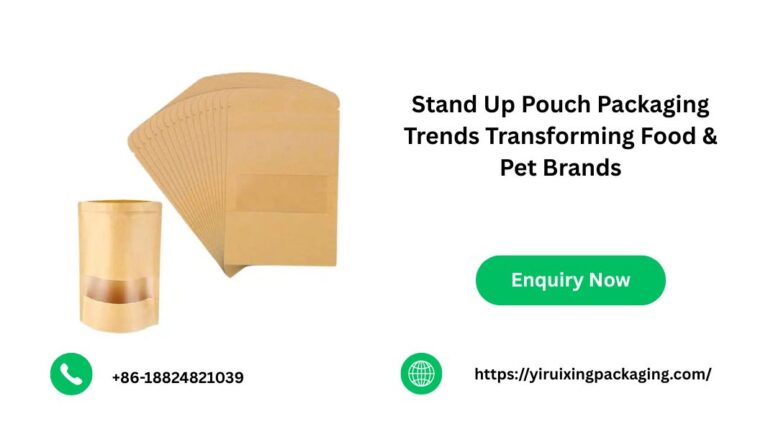 Stand Up Pouch Packaging Trends Transforming Food & Pet Brands