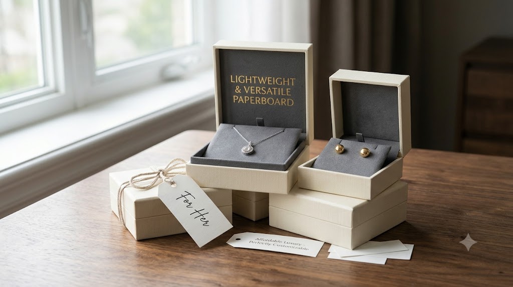 Paperboard Jewelry Boxes: Lightweight, Affordable and Surprisingly Versatile