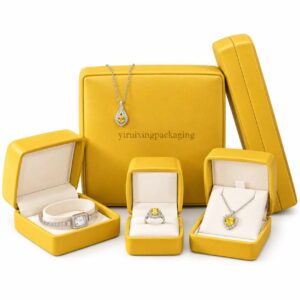 Sunshine Yellow Custom Luxury Jewelry Box