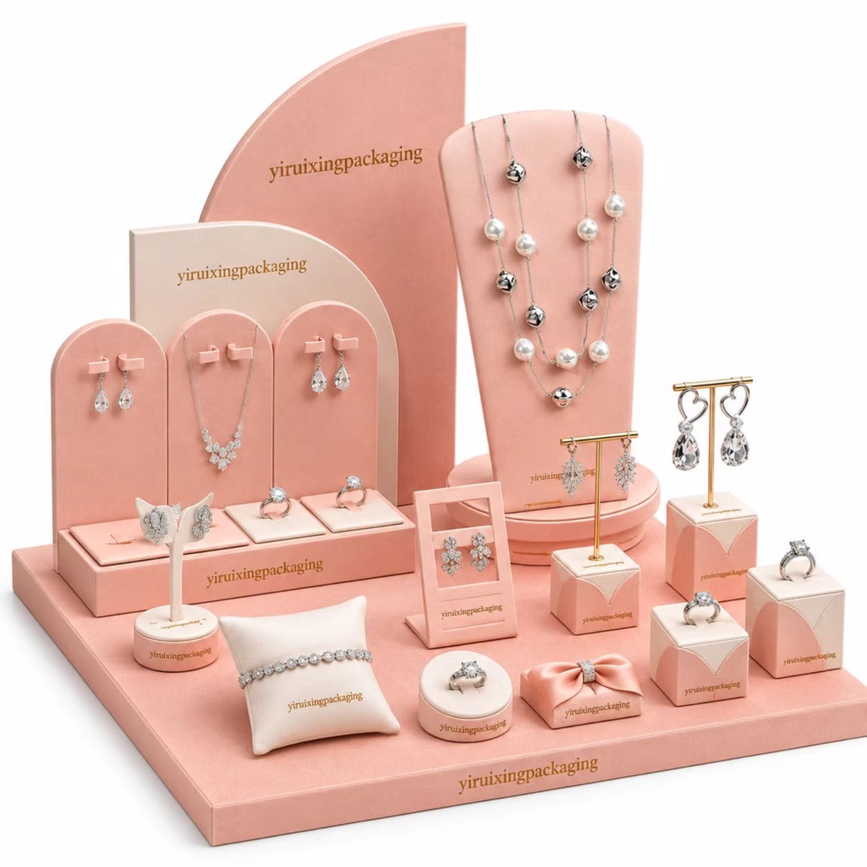 Custom Luxury Jewelry Display Set